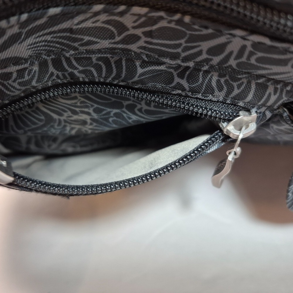 Baggallini Modern Everywhere Bag and Wallet Midnight Blossom Print - Picture 9 of 16